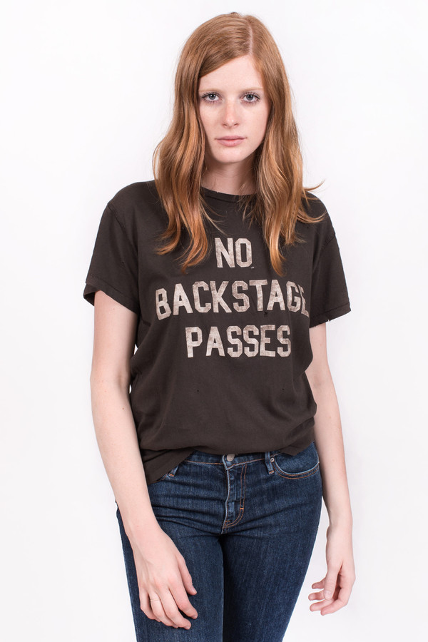 Madeworn No Backstage Passes T-shirt Madeworn No Backstage Passes T-shirt