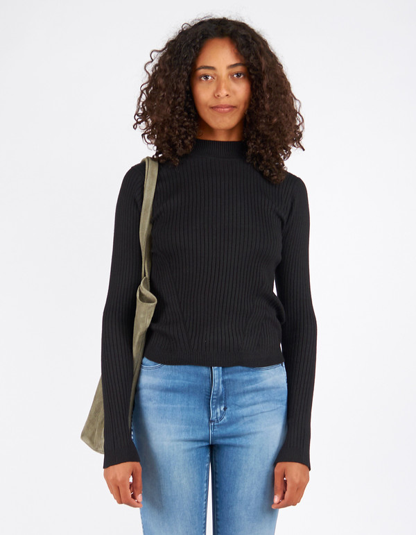 Minimum Birgit Knit Black Minimum Birgit Knit Black