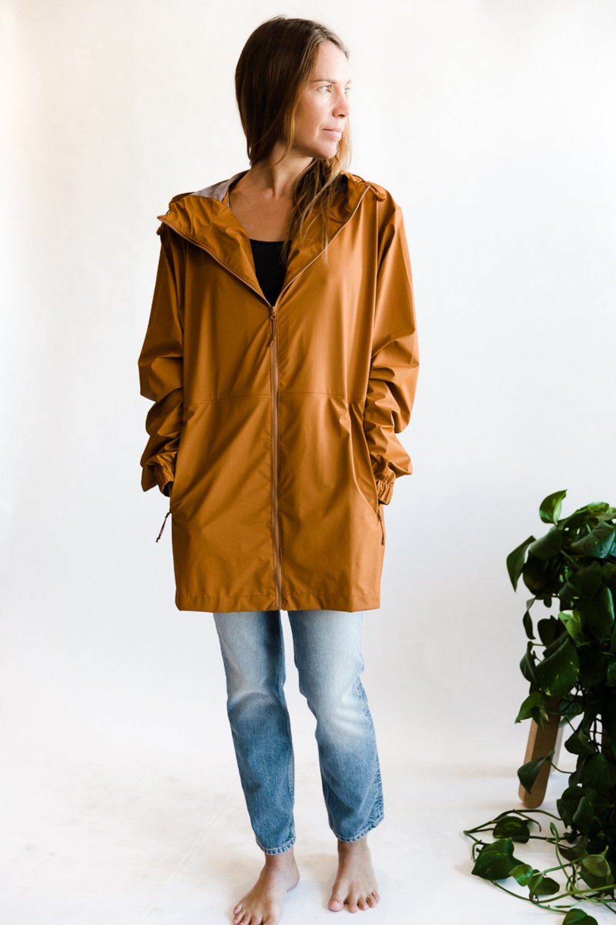 Rains Mover Jacket - Camel | Garmentory