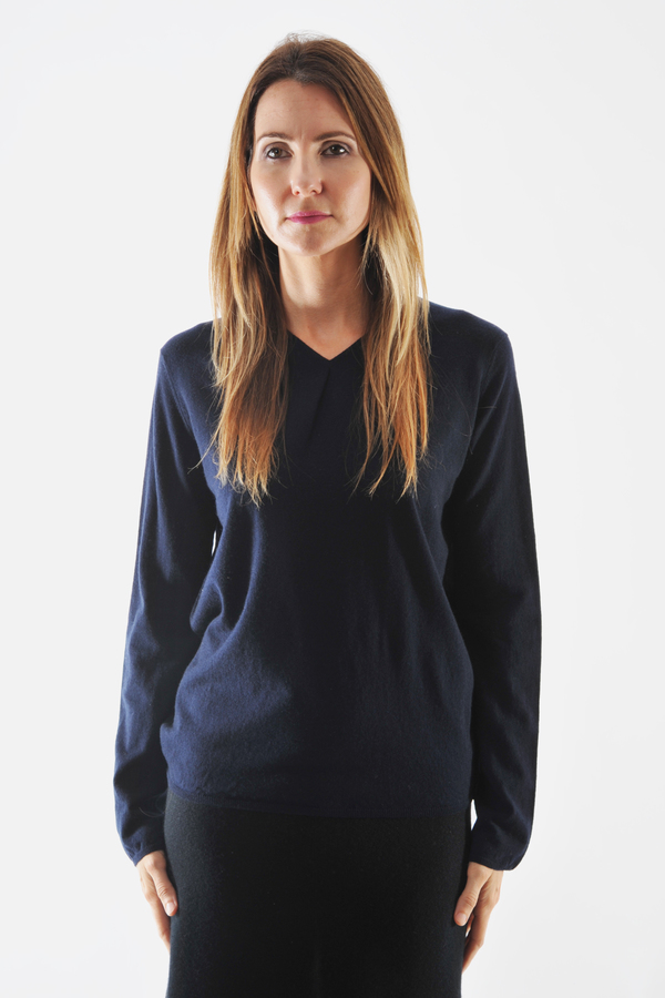 Oyuna Beluga Navy Cashmere Pullover Oyuna Beluga Navy Cashmere Pullover