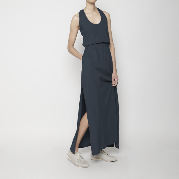 7115 by Szeki Racerback Maxi Dress- Navy FW16 7115 by Szeki Racerback Maxi Dress- Navy FW16
