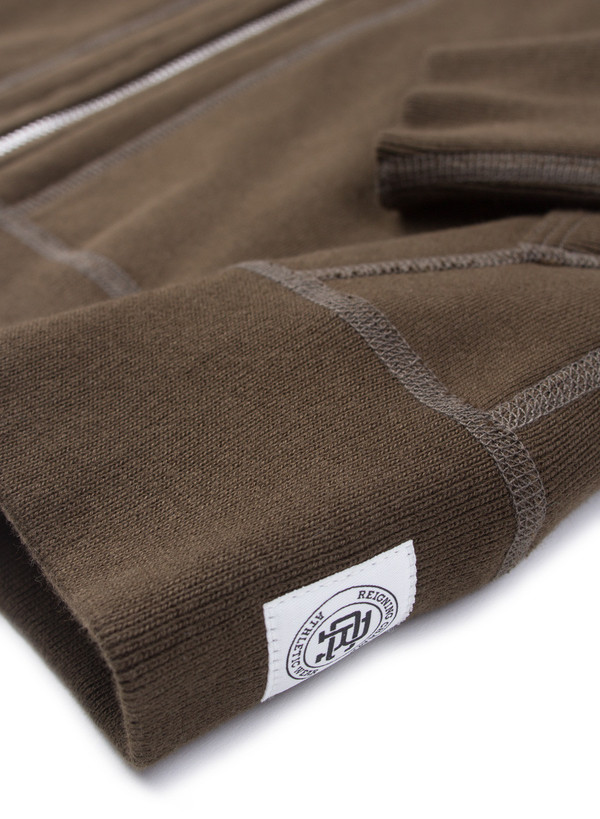 Reigning Champ Knit Mid Wt Terry Full Zip Hoodie Olive Reigning Champ Knit Mid Wt Terry Full Zip Hoodie Olive