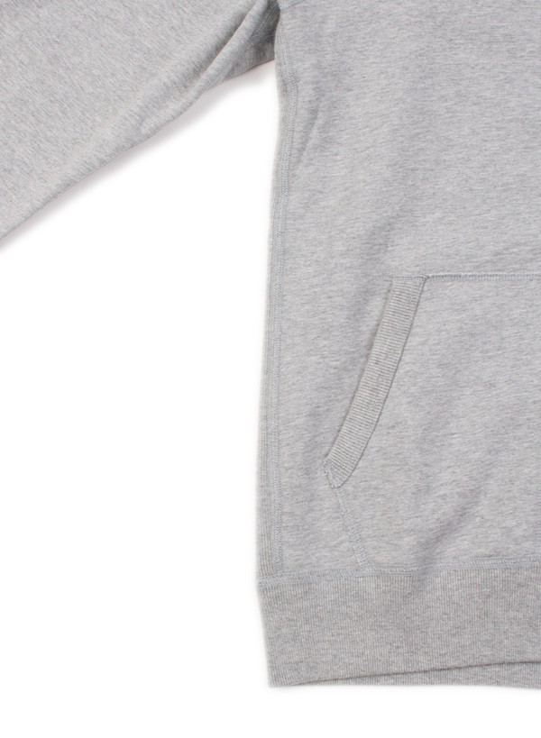 Reigning Champ Midweight Full-Zip Hoodie Heather Grey Reigning Champ Midweight Full-Zip Hoodie Heather Grey