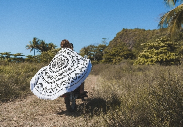 Tofino Towel Co. Long Beach White Edition - Round Towel Tofino Towel Co. Long Beach White Edition - Round Towel