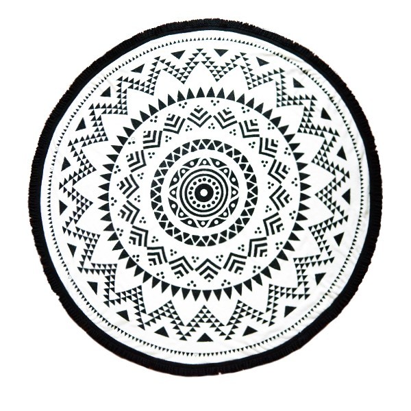 Tofino Towel Co. Long Beach Black Edition - Round Towel Tofino Towel Co. Long Beach Black Edition - Round Towel