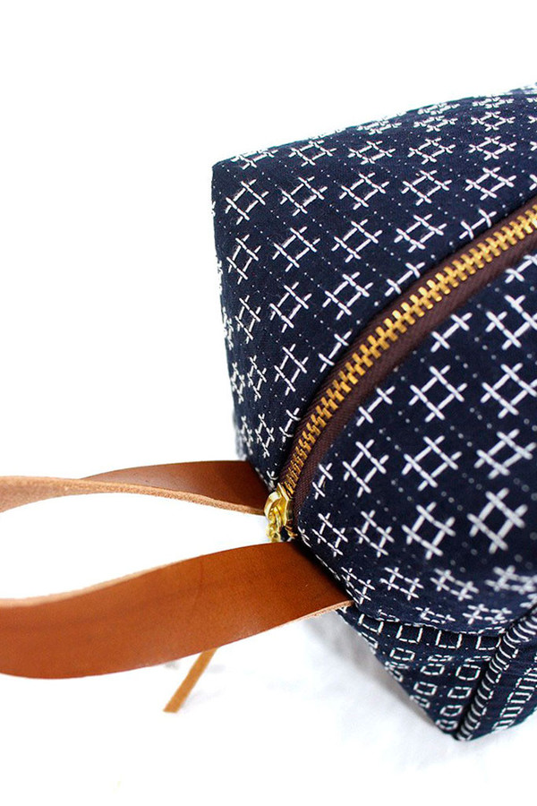 Kiriko Sashiko Dopp Kit Kiriko Sashiko Dopp Kit
