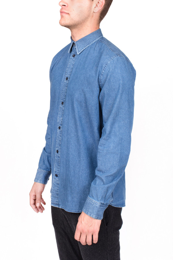 Men's Wood Wood Denim Flint Shirt Men's Wood Wood Denim Flint Shirt