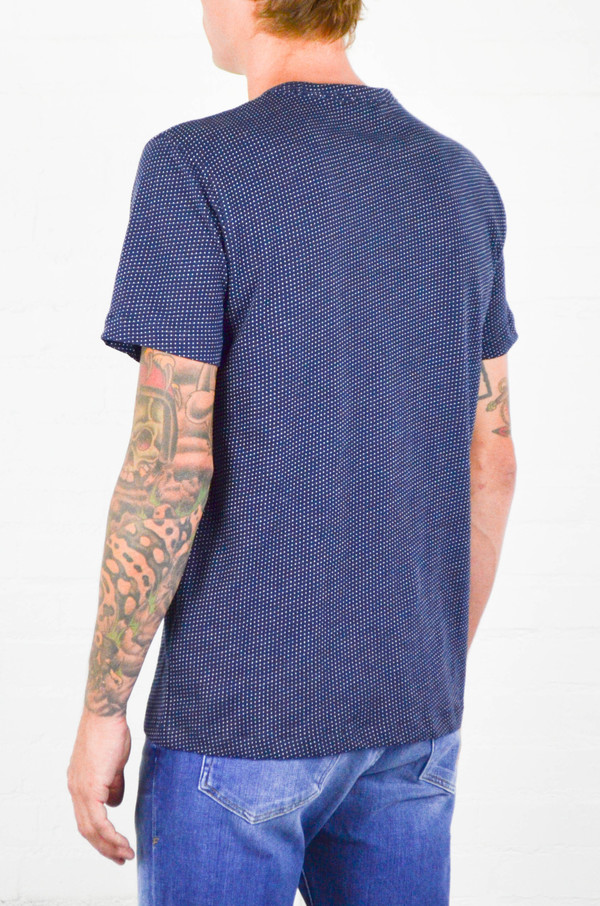 Men's YMC Mini Dot Jersey Blondie Tee Men's YMC Mini Dot Jersey Blondie Tee