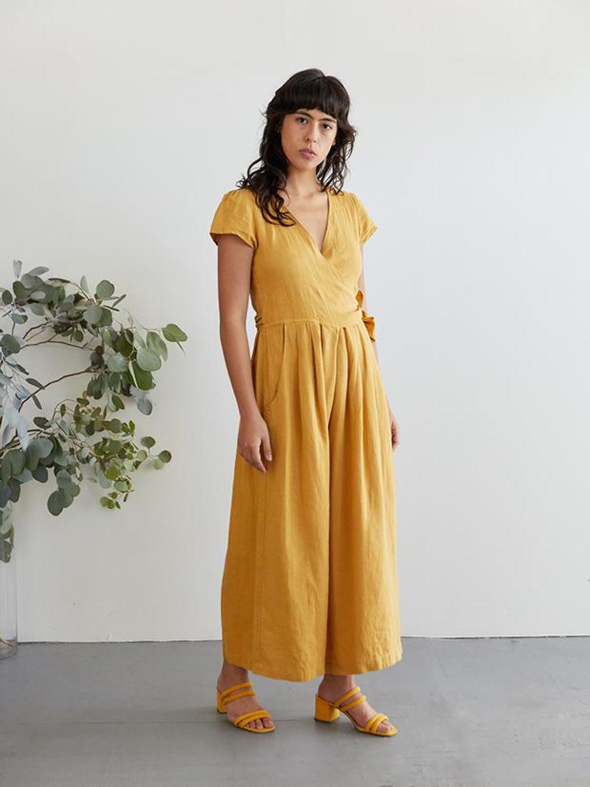 mustard jumpsuit