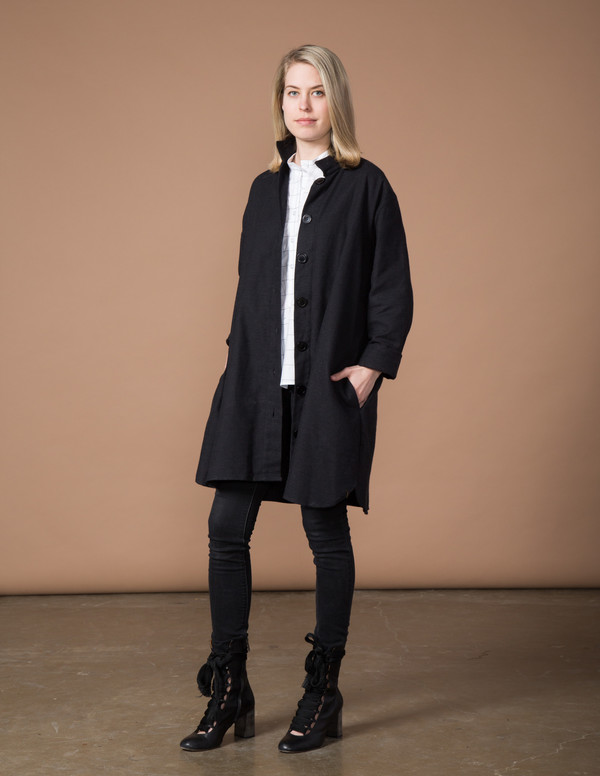 SBJ Austin Stacey Dress - Black Japanese Woven SBJ Austin Stacey Dress - Black Japanese Woven