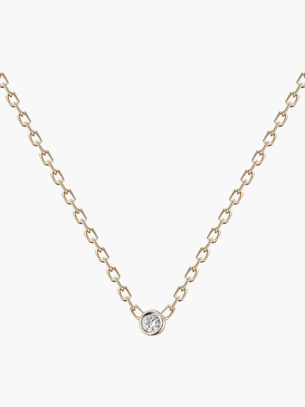 Vale Barely There Single Diamond Necklace Vale Barely There Single Diamond Necklace