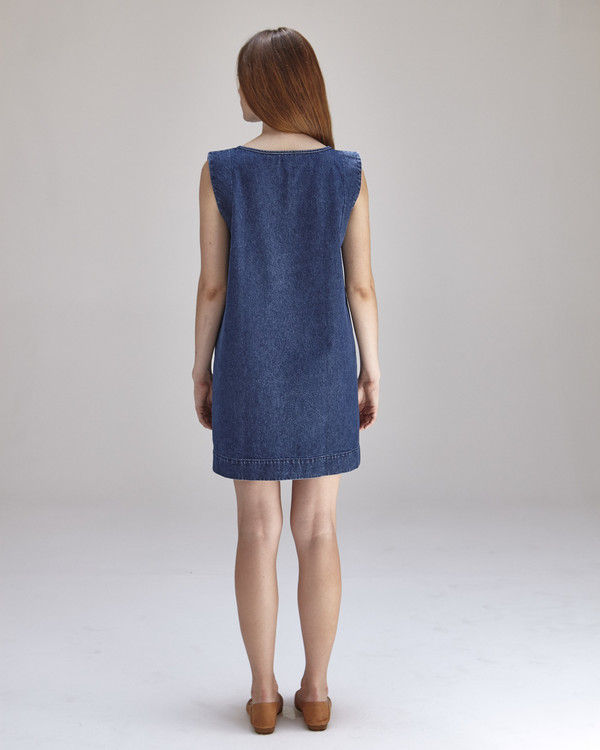 Ilana Kohn Kate Mini Dress in Denim Ilana Kohn Kate Mini Dress in Denim