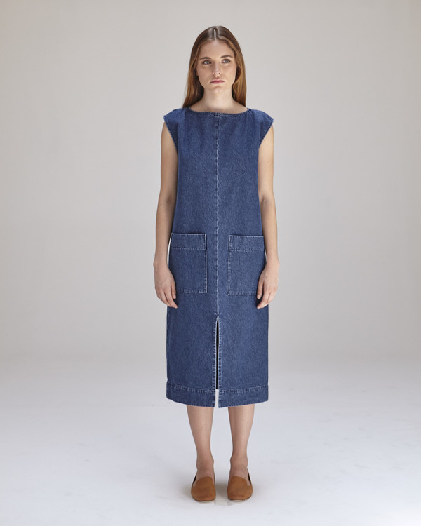 Ilana Kohn Lilly Dress in Denim Ilana Kohn Lilly Dress in Denim