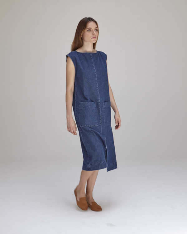 Ilana Kohn Lilly Dress in Denim Ilana Kohn Lilly Dress in Denim