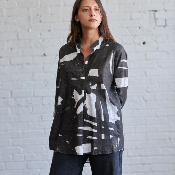 Language of the Birds Nehru Tunic Westbeth Language of the Birds Nehru Tunic Westbeth