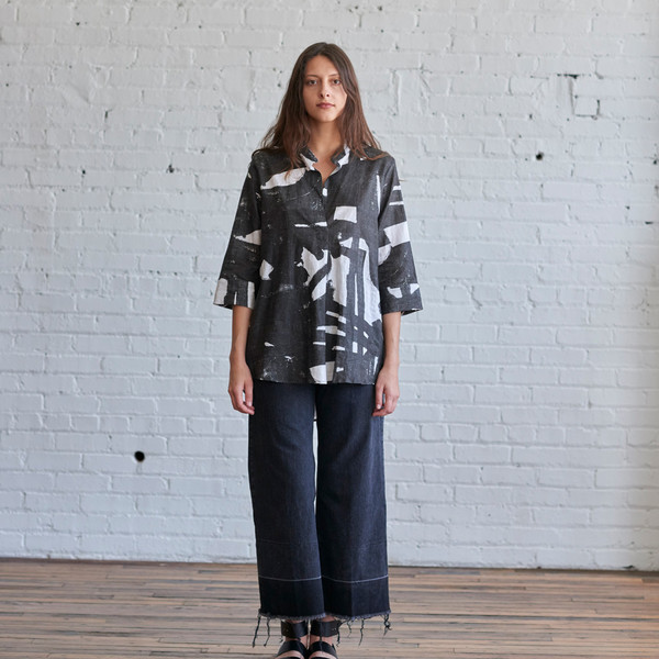 Language of the Birds Nehru Tunic Westbeth Language of the Birds Nehru Tunic Westbeth