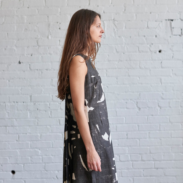 Language of the Birds Watteau Dress Westbeth Language of the Birds Watteau Dress Westbeth
