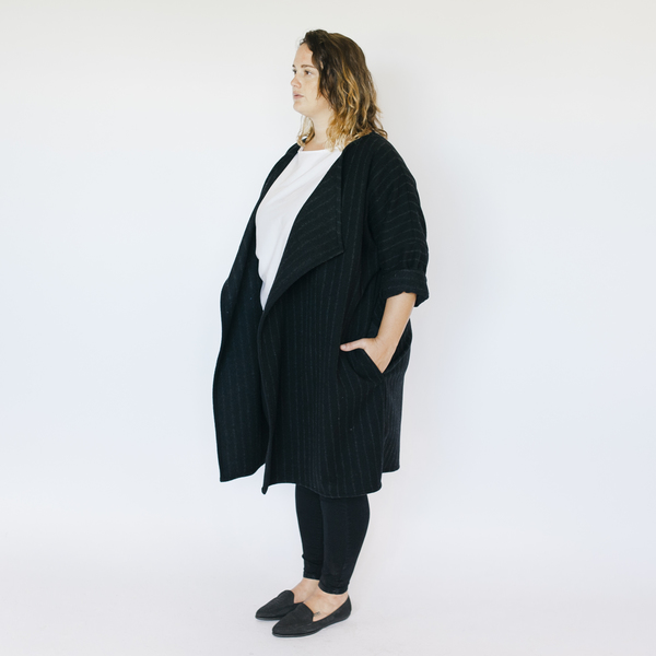 HDH Plus: Striped Tara Jacket HDH Plus: Striped Tara Jacket