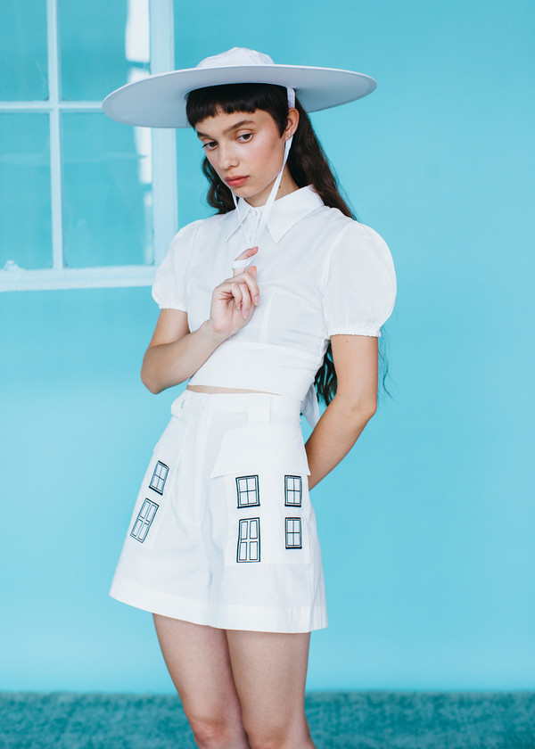 Samantha Pleet Village Shorts - White Samantha Pleet Village Shorts - White