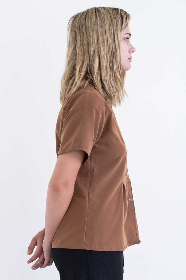 REIFhaus Gather Blouse in Sienna REIFhaus Gather Blouse in Sienna