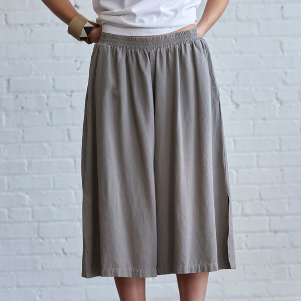 Black Crane Slit Wide Culotte Black Crane Slit Wide Culotte