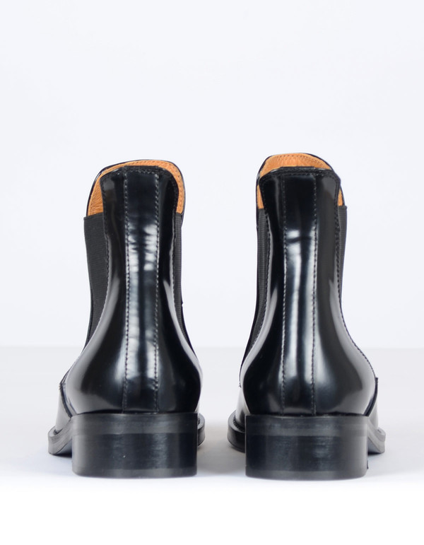 Ganni Sue Shine Ankle Boots Black Ganni Sue Shine Ankle Boots Black