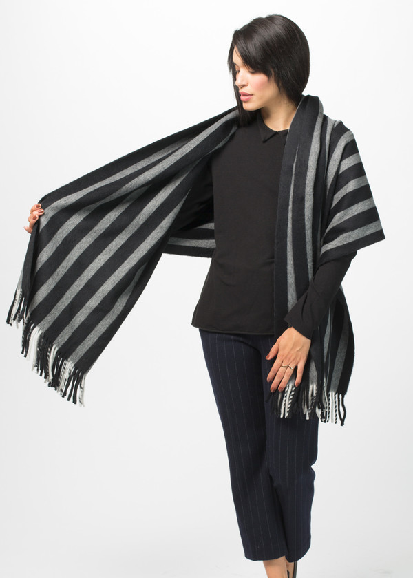 Odeeh Heavyweight Wool Blend Scarf Odeeh Heavyweight Wool Blend Scarf
