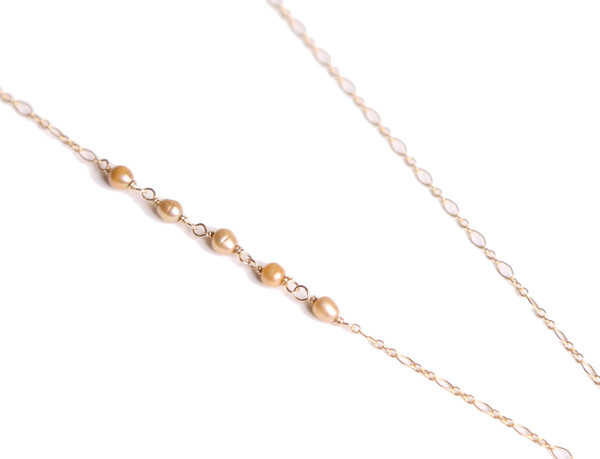 Pearl & Peruvian Opal Necklace Pearl & Peruvian Opal Necklace