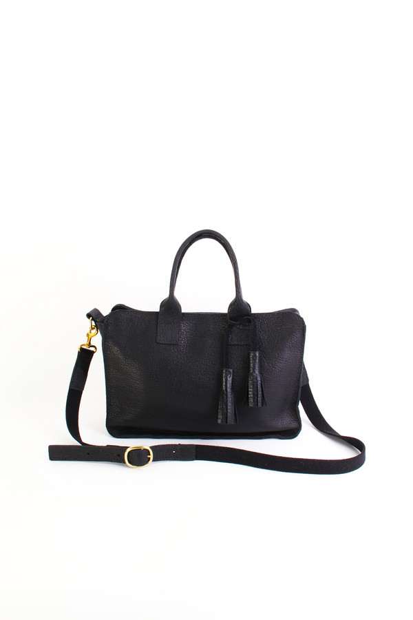 Mill & Bird Arlene tote in black Mill & Bird Arlene tote in black