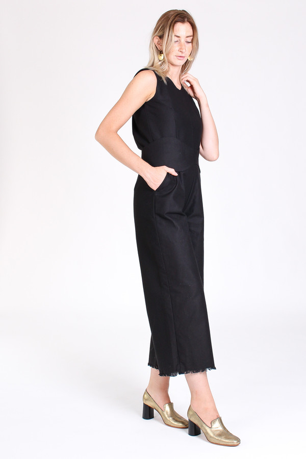 Delfina Balda Atenea jumpsuit in black Delfina Balda Atenea jumpsuit in black