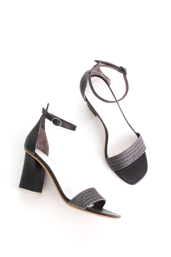 Coclico Caper sandal in Tejus Carbone/black Coclico Caper sandal in Tejus Carbone/black
