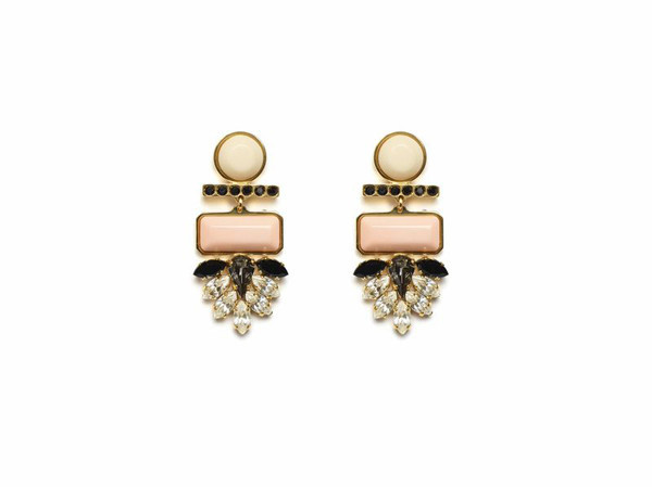 LIZZIE FORTUNATO MEXICO DAHLIA EARRINGS LIZZIE FORTUNATO MEXICO DAHLIA EARRINGS