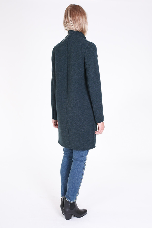 Harris Wharf London Cocoon coat in teal Harris Wharf London Cocoon coat in teal