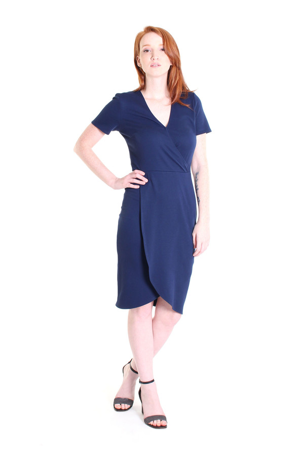 Obakki Corbett dress in dark blue Obakki Corbett dress in dark blue