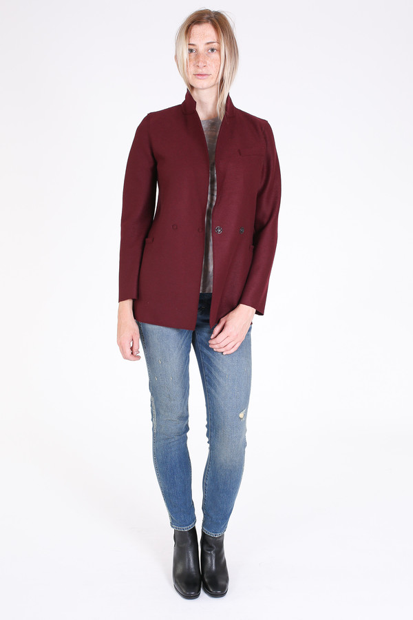 Harris Wharf London Double breasted blazer in cinabre Harris Wharf London Double breasted blazer in cinabre