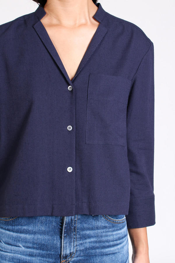 Steven Alan Helen shirt in navy Steven Alan Helen shirt in navy