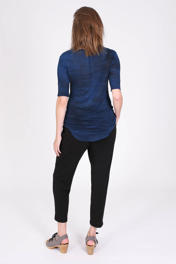 Raquel Allegra Jersey basic tee in midnight Raquel Allegra Jersey basic tee in midnight