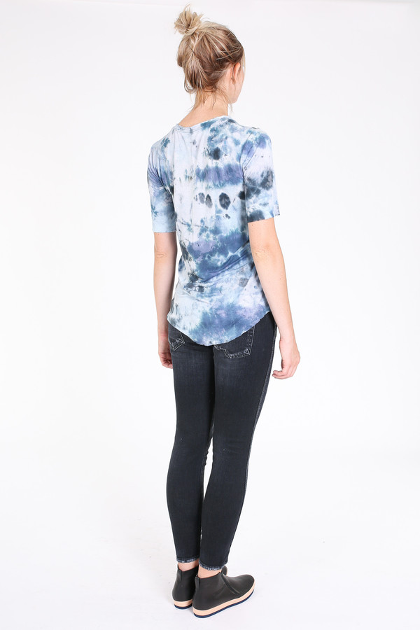 Raquel Allegra Jersey basic tee in midnight Raquel Allegra Jersey basic tee in midnight