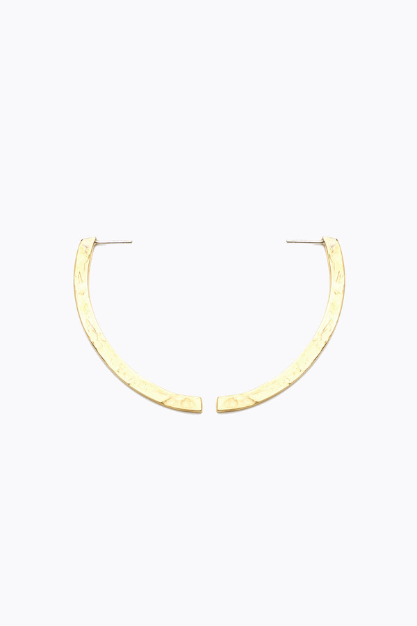 Odette New York Lewitt earrings in brass Odette New York Lewitt earrings in brass