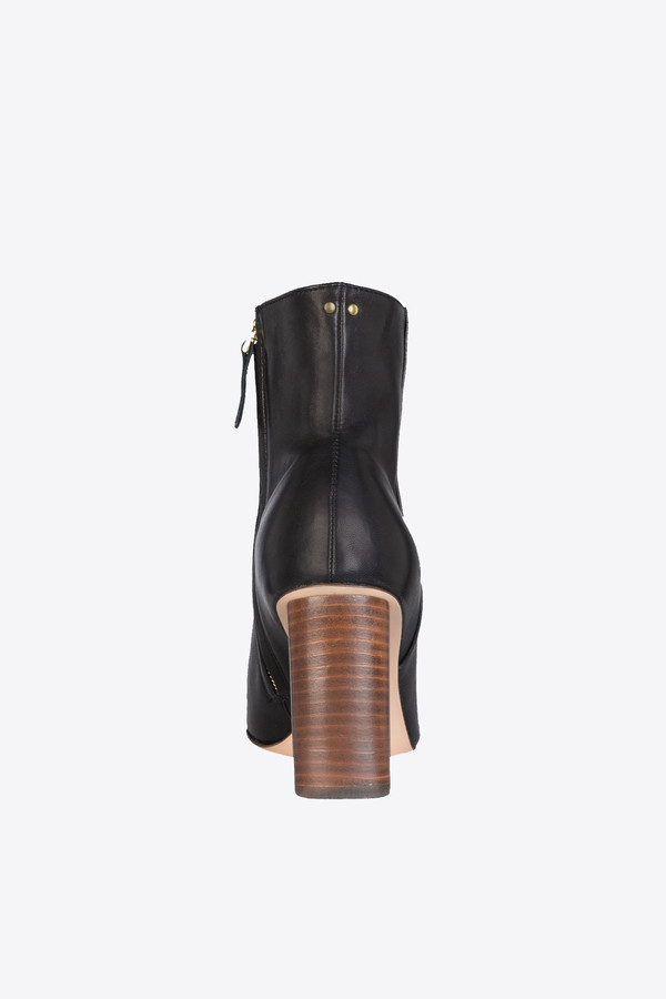 Jerome Dreyfuss Patricia heeled boot in black Jerome Dreyfuss Patricia heeled boot in black