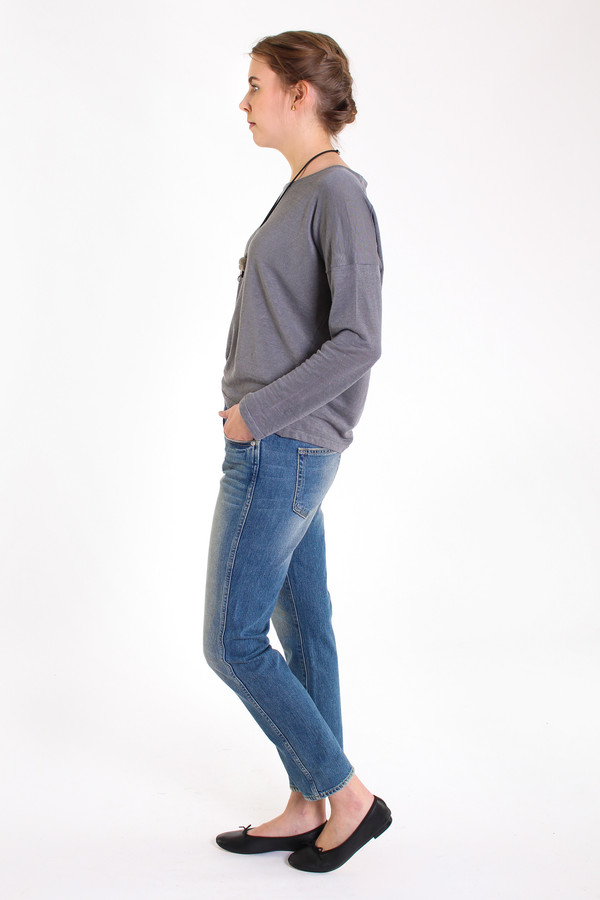 Evam Eva Pullover top in fog Evam Eva Pullover top in fog