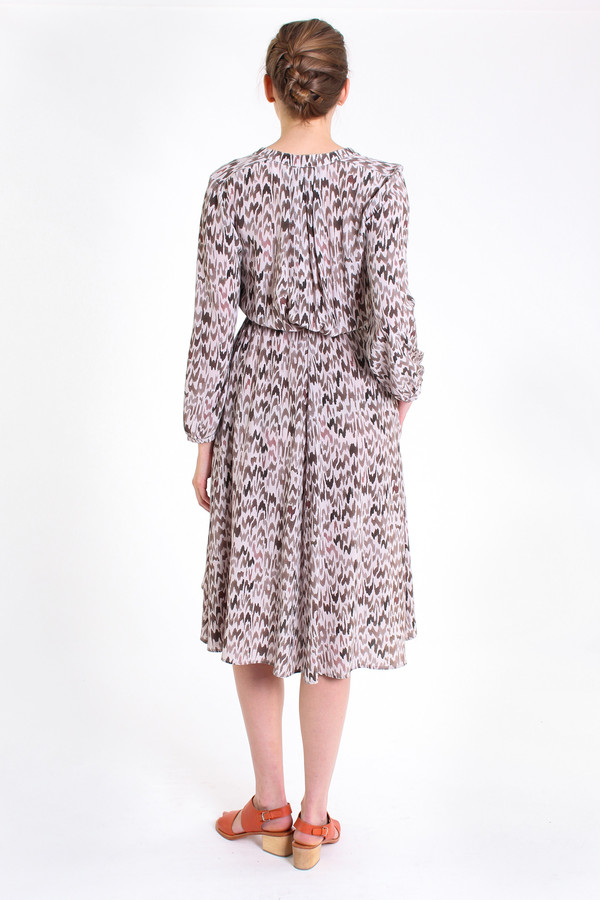 The Podolls Rowan printed dress in hazel The Podolls Rowan printed dress in hazel