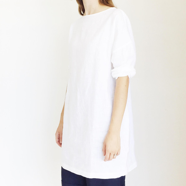 LLOYD White Linen Tunic LLOYD White Linen Tunic