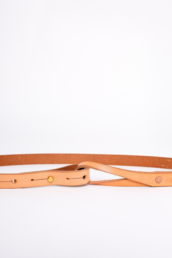 Map of Days Skinny loop belt in natural Map of Days Skinny loop belt in natural