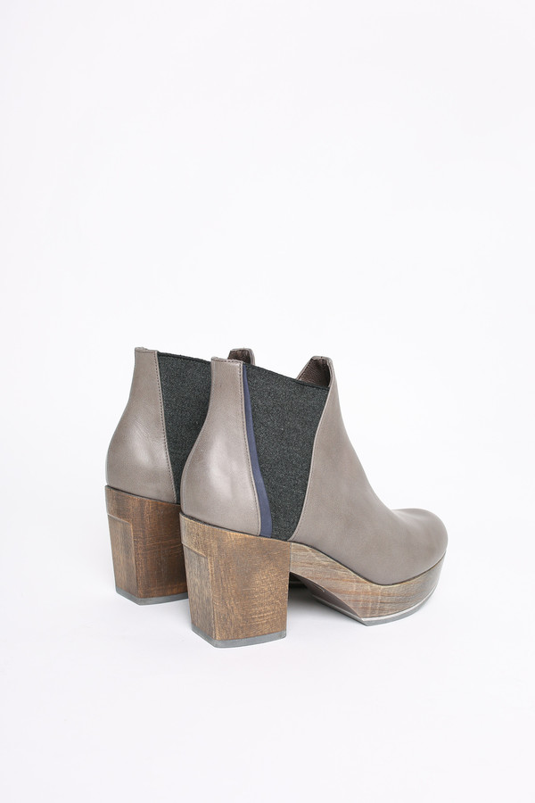 Coclico Trixie platform clog boot in ball gray Coclico Trixie platform clog boot in ball gray