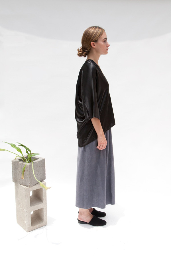 Miranda Bennett Muse Top - Silk Charmeuse Miranda Bennett Muse Top - Silk Charmeuse