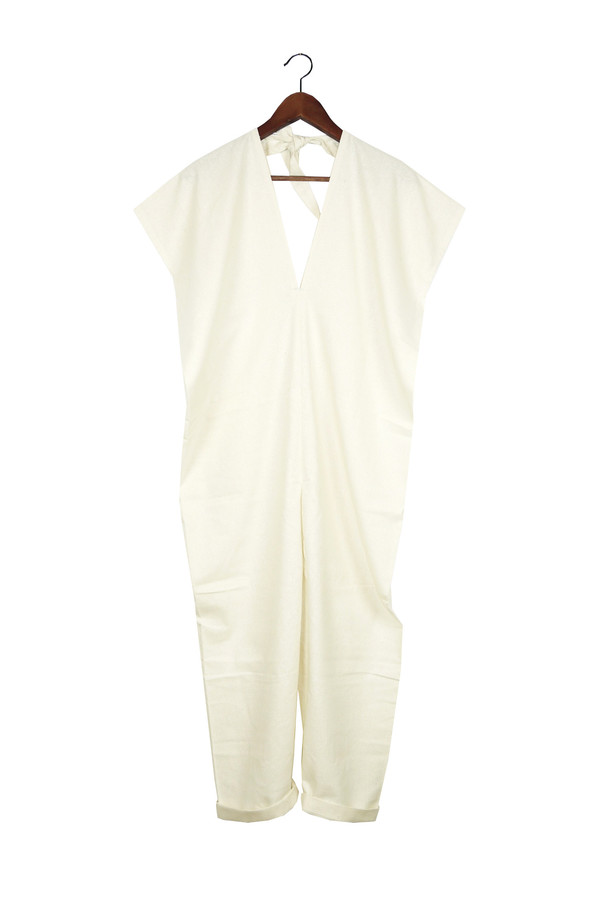 Miranda Bennett Everyday Jumpsuit, Natural Silk Noil Miranda Bennett Everyday Jumpsuit, Natural Silk Noil