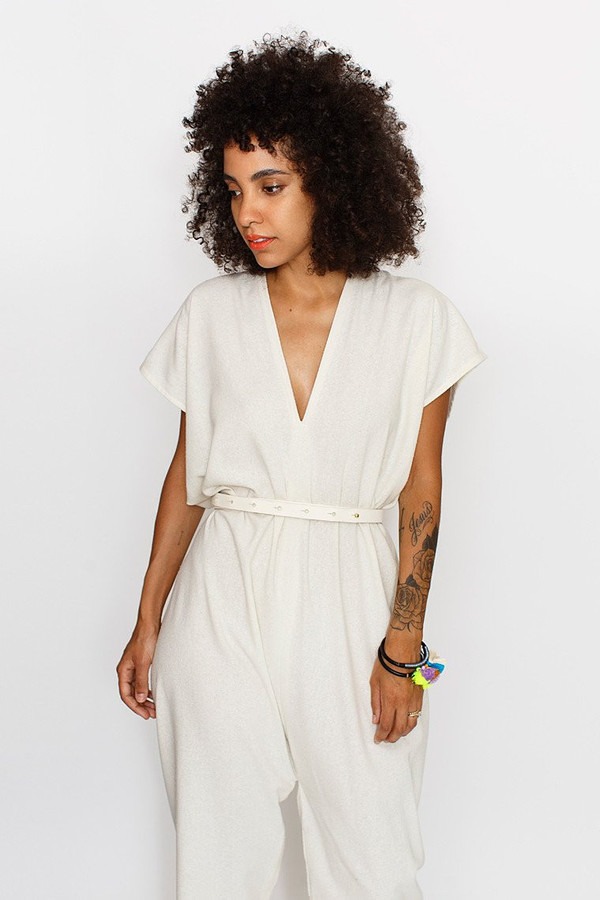 Miranda Bennett Everyday Jumpsuit, Natural Silk Noil Miranda Bennett Everyday Jumpsuit, Natural Silk Noil