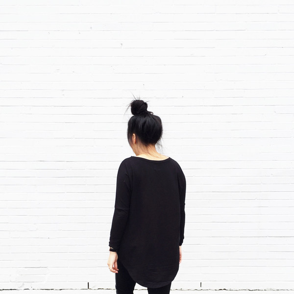Rue Stiic Long Sleeve Top, White Rue Stiic Long Sleeve Top, White
