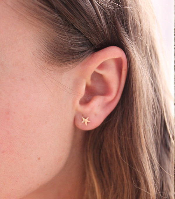 Catbird Tiny Dancer Star Earring, 14K Yellow Gold Catbird Tiny Dancer Star Earring, 14K Yellow Gold